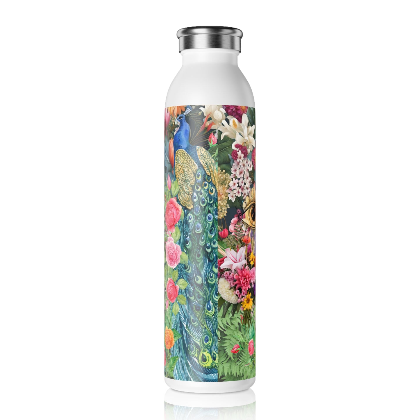 Majestic Bloom Stainless Steel Water Bottle
