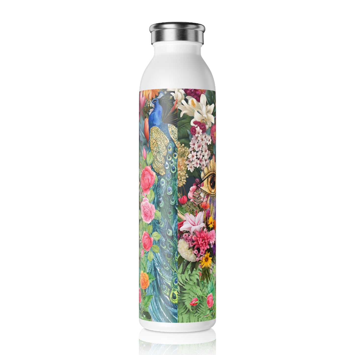 Majestic Bloom Stainless Steel Water Bottle